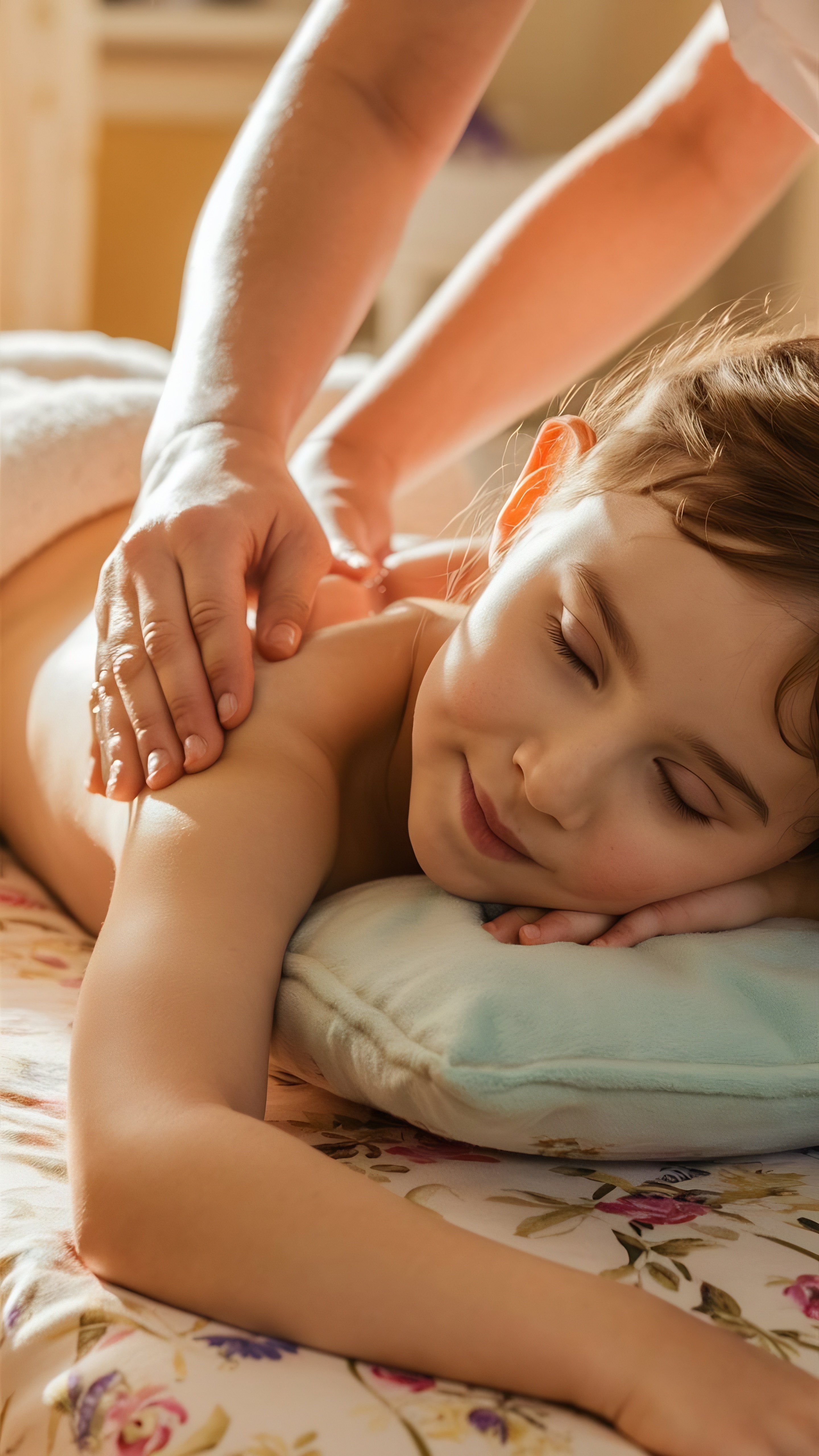 Kids massage in dubai